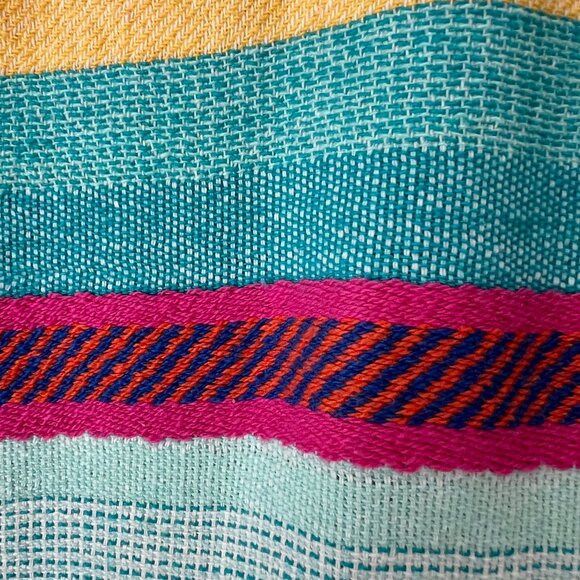 NEW Zara Cotton Blend Jacquard Multi-colored Bomber Jacket, Size L - Picture 12 of 16